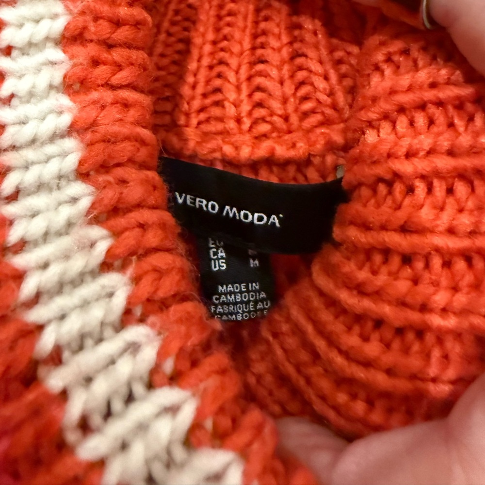 Vero Moda Pink Chunky Knit Sweater - Picture 2 of 3